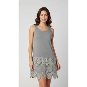 Pretty Angel Dress/Top Womens L/XL Open Crochet Bottom